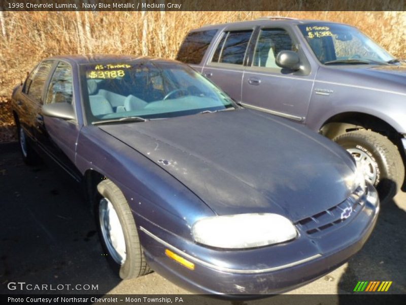 Navy Blue Metallic / Medium Gray 1998 Chevrolet Lumina