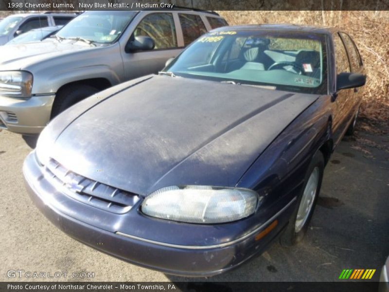 Navy Blue Metallic / Medium Gray 1998 Chevrolet Lumina