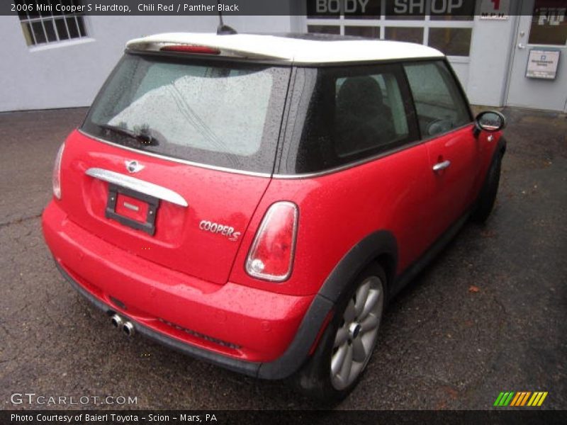 Chili Red / Panther Black 2006 Mini Cooper S Hardtop