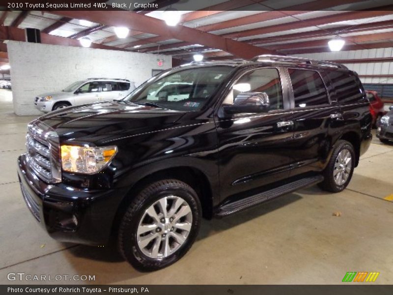 Black / Graphite 2010 Toyota Sequoia Limited 4WD