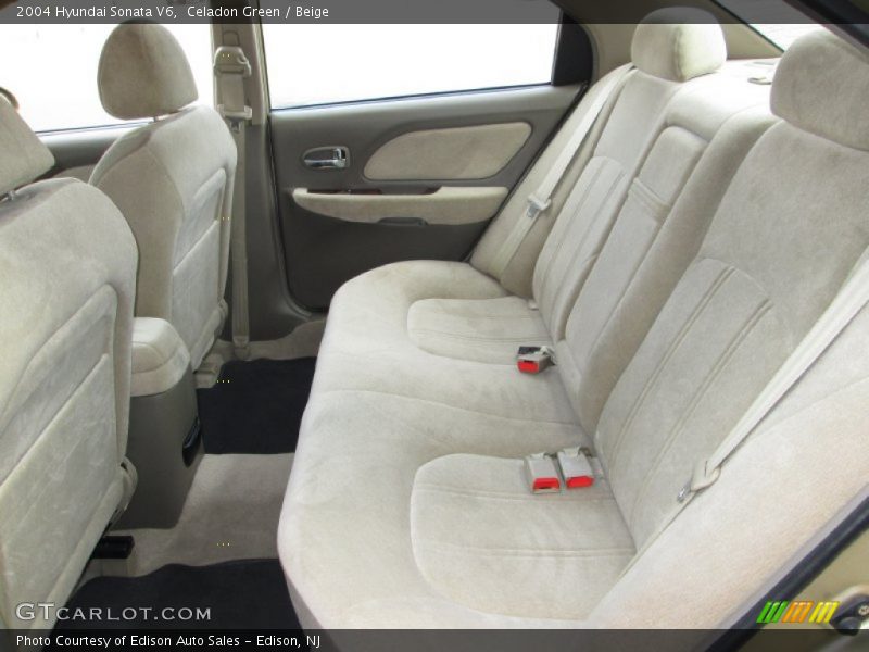 Rear Seat of 2004 Sonata V6