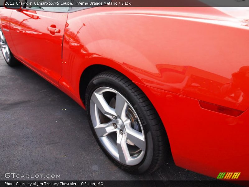 Inferno Orange Metallic / Black 2012 Chevrolet Camaro SS/RS Coupe