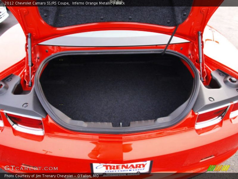 Inferno Orange Metallic / Black 2012 Chevrolet Camaro SS/RS Coupe