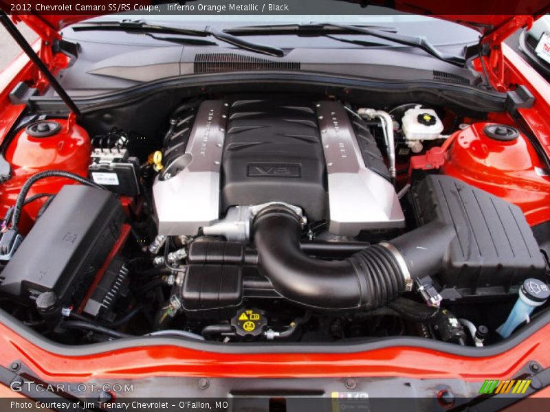 Inferno Orange Metallic / Black 2012 Chevrolet Camaro SS/RS Coupe