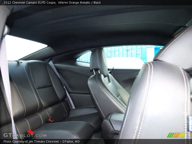 Inferno Orange Metallic / Black 2012 Chevrolet Camaro SS/RS Coupe