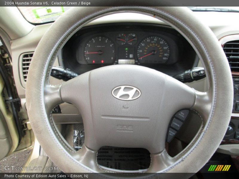 Celadon Green / Beige 2004 Hyundai Sonata V6