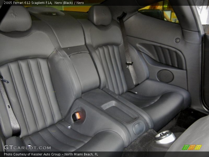 Rear Seat of 2005 612 Scaglietti F1A