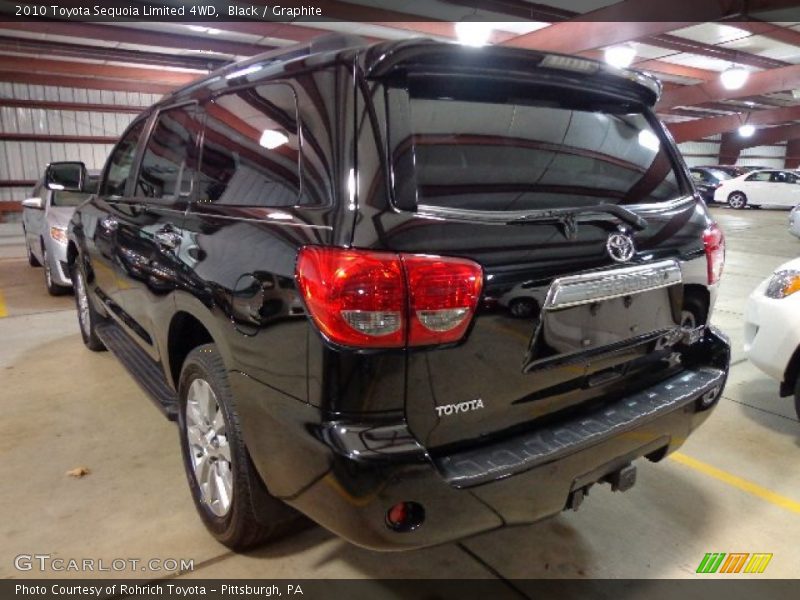 Black / Graphite 2010 Toyota Sequoia Limited 4WD