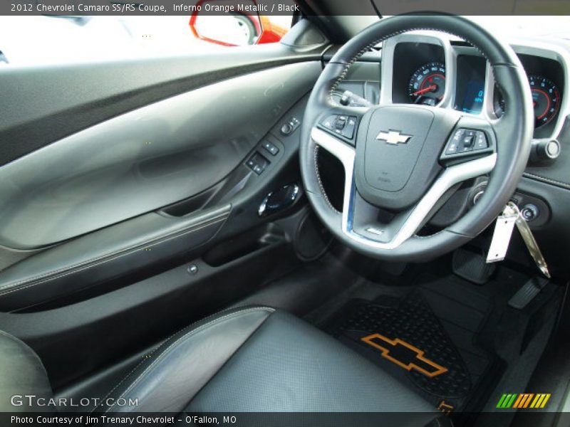 Inferno Orange Metallic / Black 2012 Chevrolet Camaro SS/RS Coupe