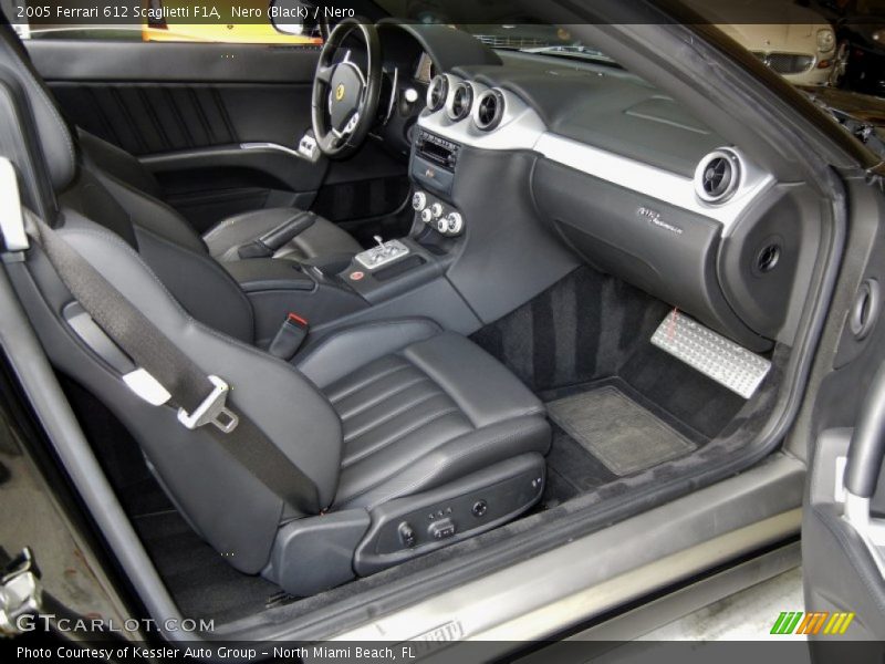 2005 612 Scaglietti F1A Nero Interior