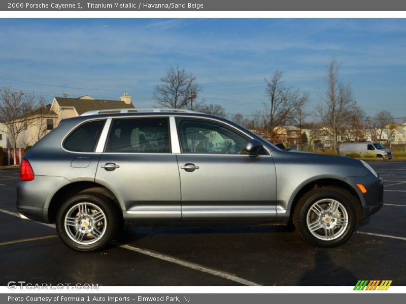 Titanium Metallic / Havanna/Sand Beige 2006 Porsche Cayenne S