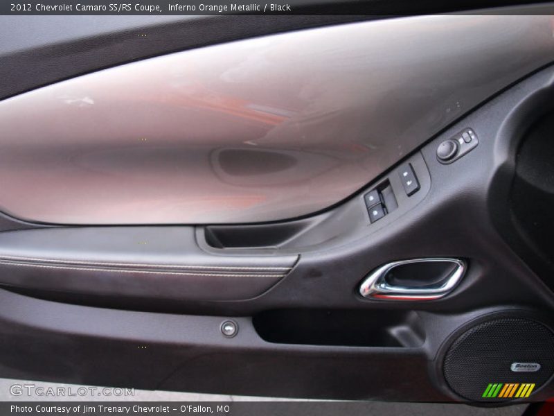 Inferno Orange Metallic / Black 2012 Chevrolet Camaro SS/RS Coupe