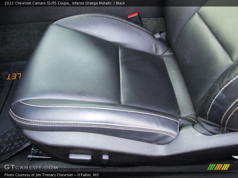 Inferno Orange Metallic / Black 2012 Chevrolet Camaro SS/RS Coupe