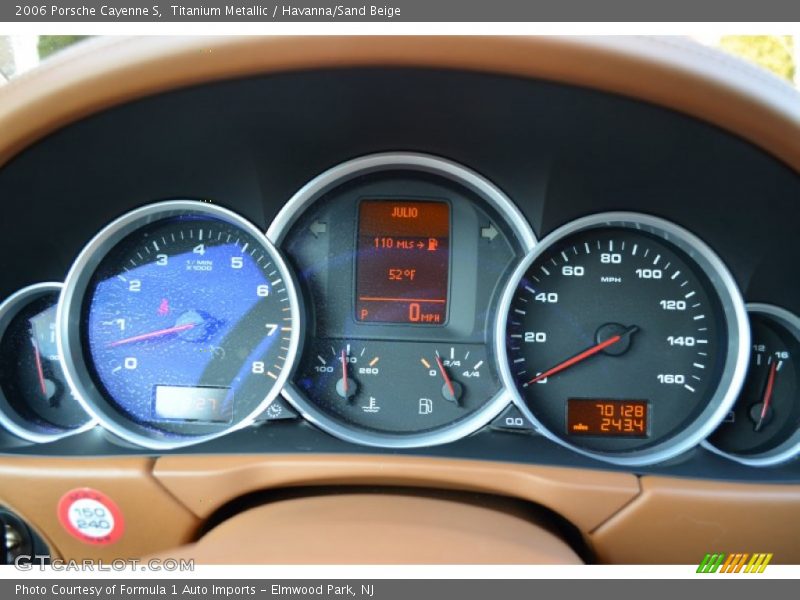  2006 Cayenne S S Gauges