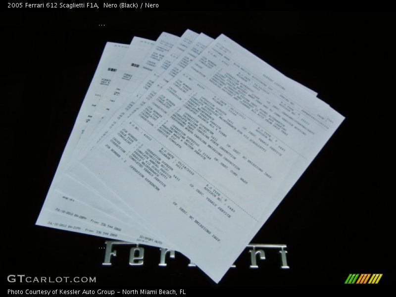 Nero (Black) / Nero 2005 Ferrari 612 Scaglietti F1A