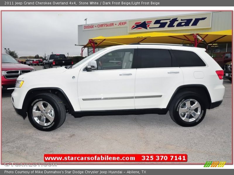 Stone White / Dark Frost Beige/Light Frost Beige 2011 Jeep Grand Cherokee Overland 4x4