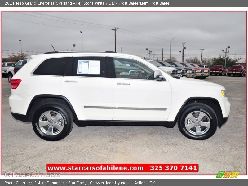 Stone White / Dark Frost Beige/Light Frost Beige 2011 Jeep Grand Cherokee Overland 4x4