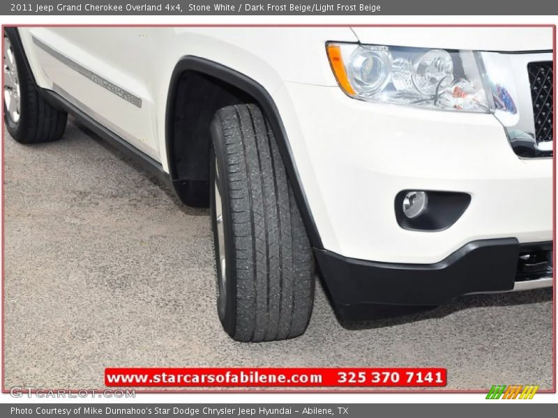 Stone White / Dark Frost Beige/Light Frost Beige 2011 Jeep Grand Cherokee Overland 4x4