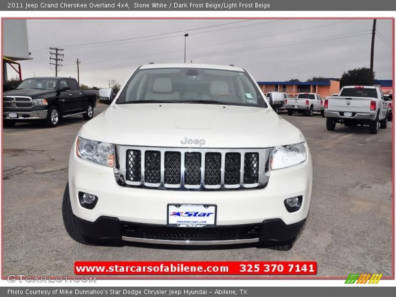 Stone White / Dark Frost Beige/Light Frost Beige 2011 Jeep Grand Cherokee Overland 4x4