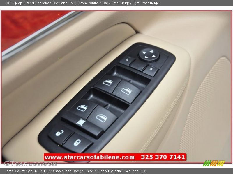 Stone White / Dark Frost Beige/Light Frost Beige 2011 Jeep Grand Cherokee Overland 4x4