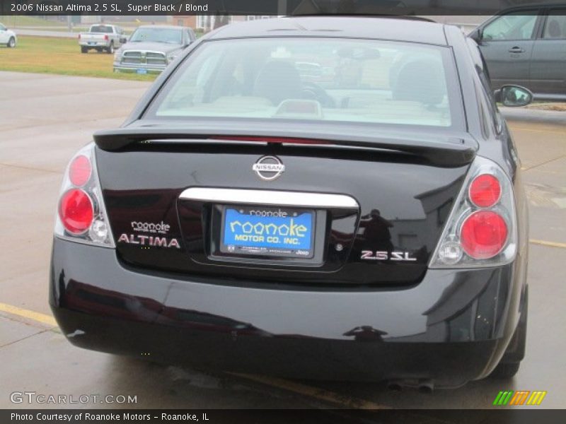 Super Black / Blond 2006 Nissan Altima 2.5 SL