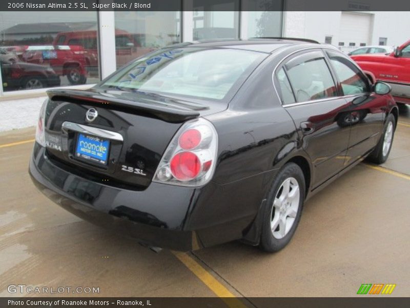 Super Black / Blond 2006 Nissan Altima 2.5 SL