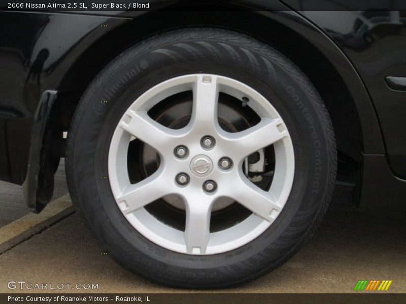 Super Black / Blond 2006 Nissan Altima 2.5 SL