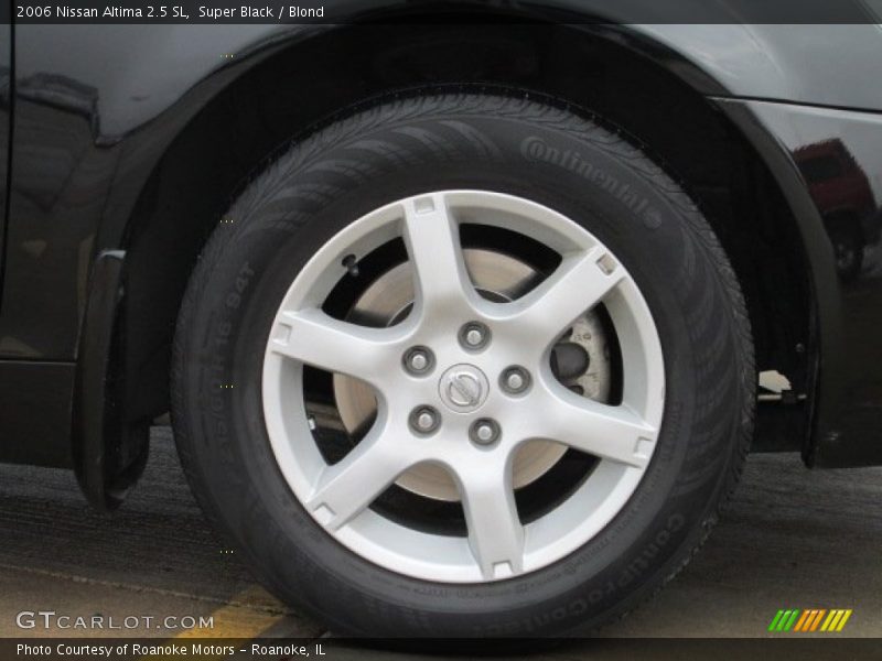 Super Black / Blond 2006 Nissan Altima 2.5 SL