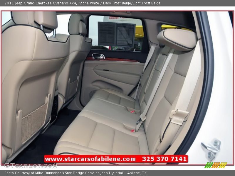 Stone White / Dark Frost Beige/Light Frost Beige 2011 Jeep Grand Cherokee Overland 4x4