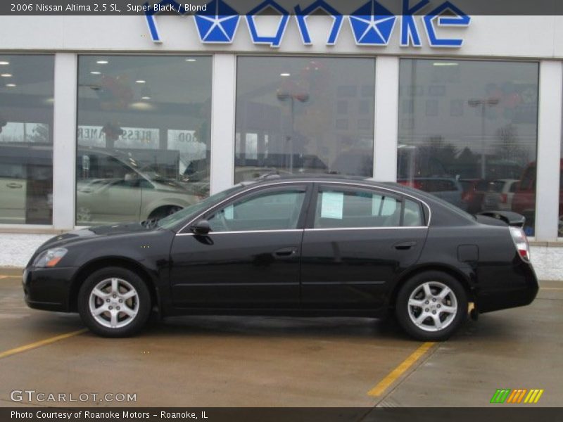 Super Black / Blond 2006 Nissan Altima 2.5 SL