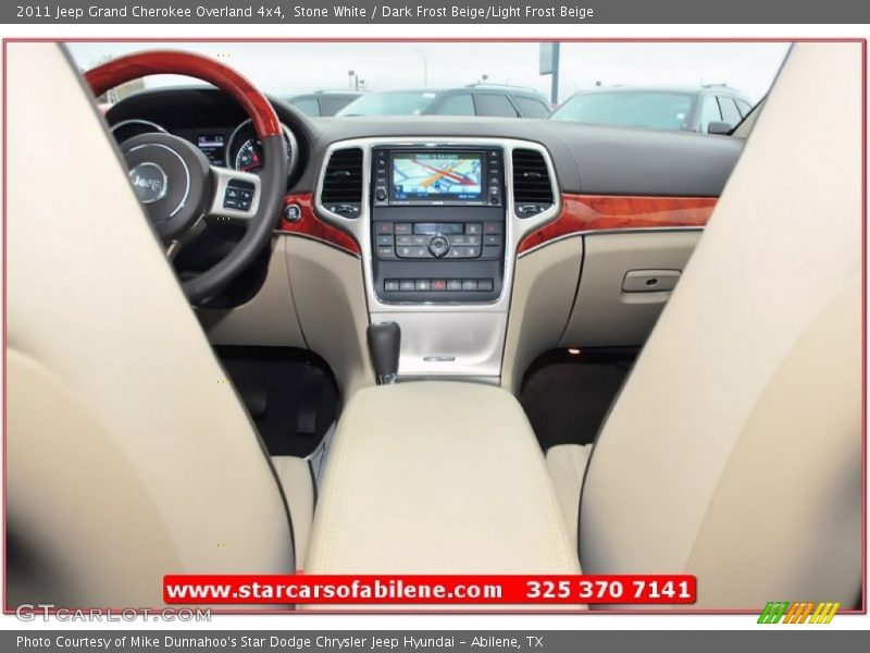 Stone White / Dark Frost Beige/Light Frost Beige 2011 Jeep Grand Cherokee Overland 4x4
