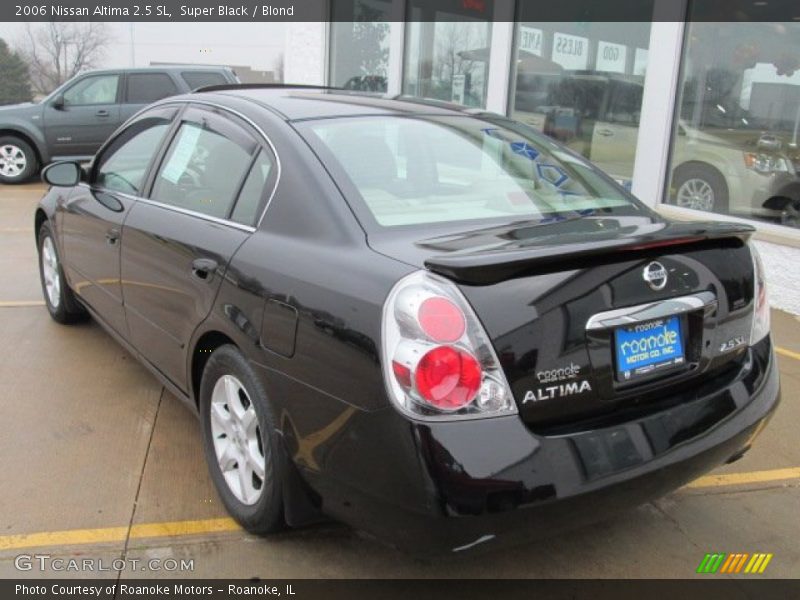 Super Black / Blond 2006 Nissan Altima 2.5 SL