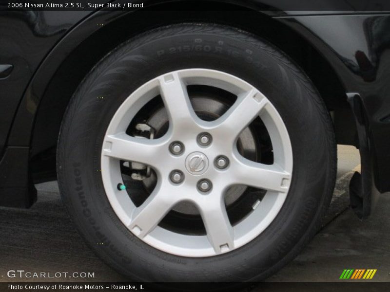 Super Black / Blond 2006 Nissan Altima 2.5 SL