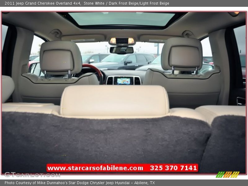 Stone White / Dark Frost Beige/Light Frost Beige 2011 Jeep Grand Cherokee Overland 4x4