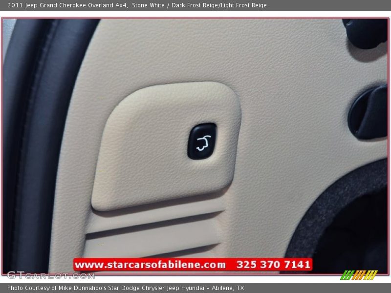 Stone White / Dark Frost Beige/Light Frost Beige 2011 Jeep Grand Cherokee Overland 4x4