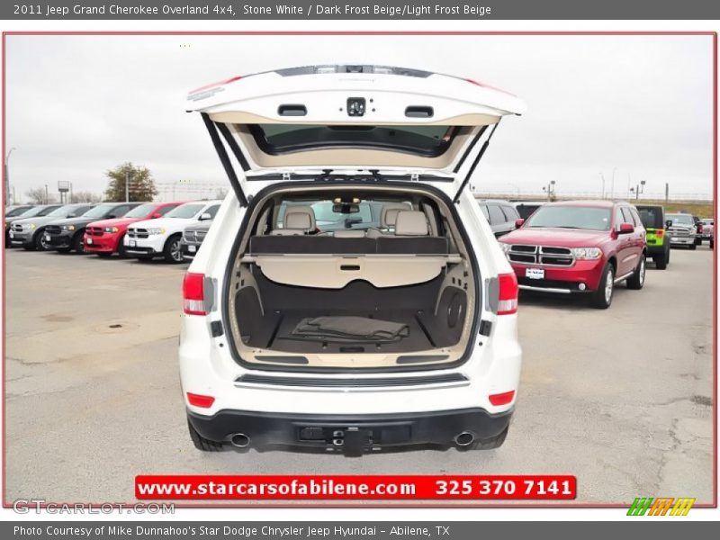 Stone White / Dark Frost Beige/Light Frost Beige 2011 Jeep Grand Cherokee Overland 4x4