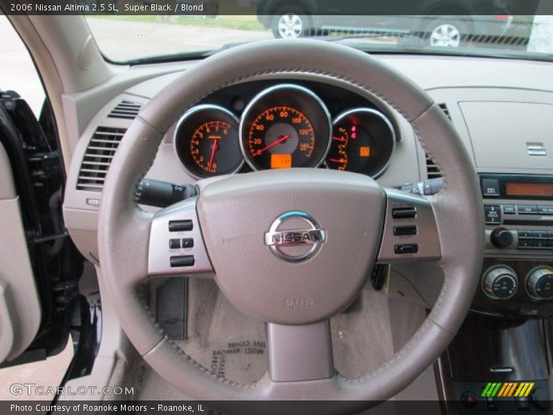 Super Black / Blond 2006 Nissan Altima 2.5 SL