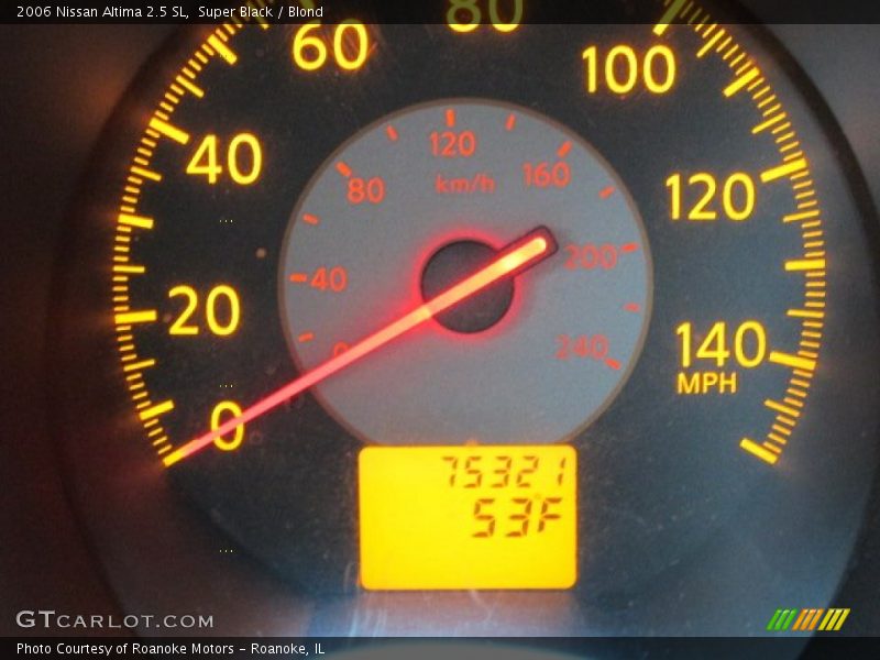Super Black / Blond 2006 Nissan Altima 2.5 SL