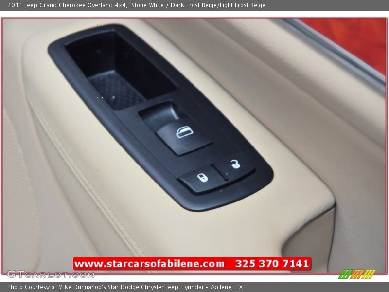 Stone White / Dark Frost Beige/Light Frost Beige 2011 Jeep Grand Cherokee Overland 4x4