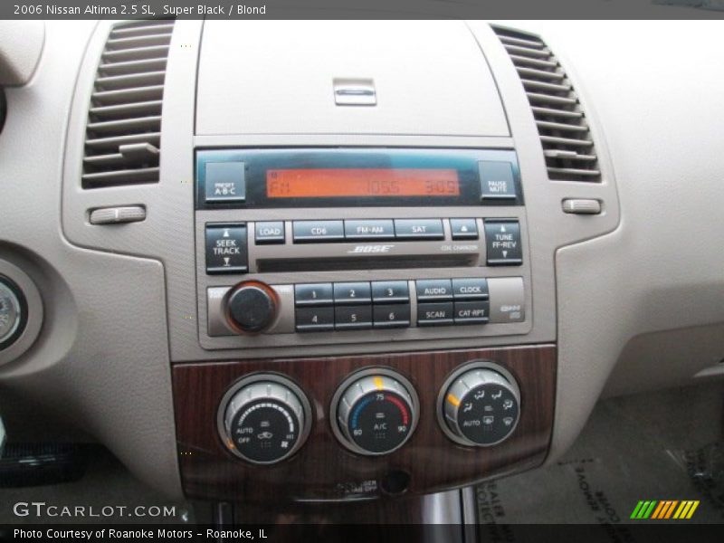 Super Black / Blond 2006 Nissan Altima 2.5 SL