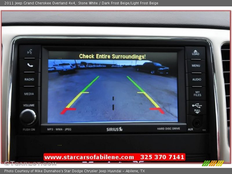 Stone White / Dark Frost Beige/Light Frost Beige 2011 Jeep Grand Cherokee Overland 4x4