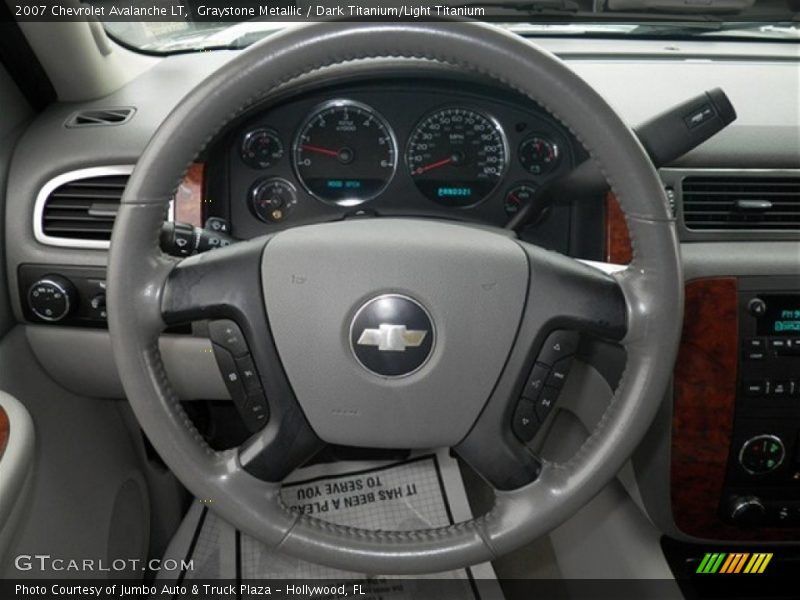 Graystone Metallic / Dark Titanium/Light Titanium 2007 Chevrolet Avalanche LT