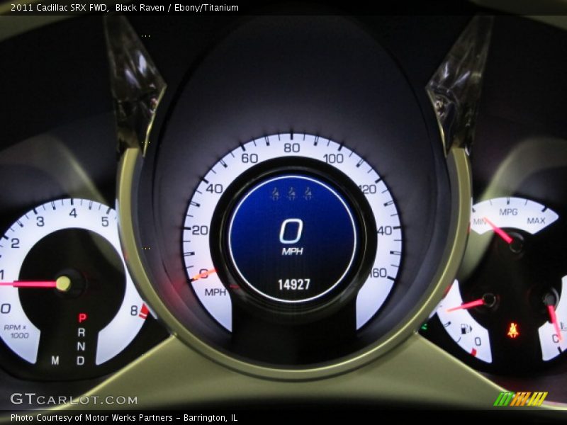 Black Raven / Ebony/Titanium 2011 Cadillac SRX FWD