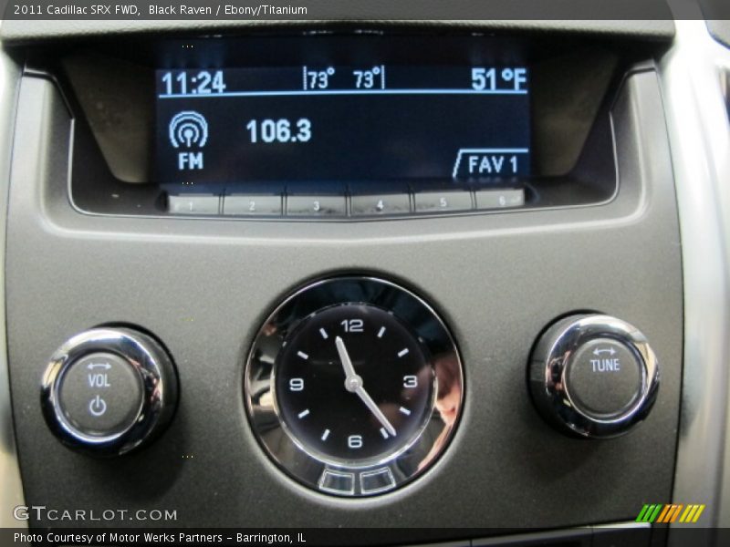 Black Raven / Ebony/Titanium 2011 Cadillac SRX FWD
