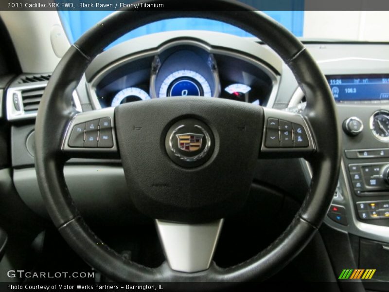 Black Raven / Ebony/Titanium 2011 Cadillac SRX FWD