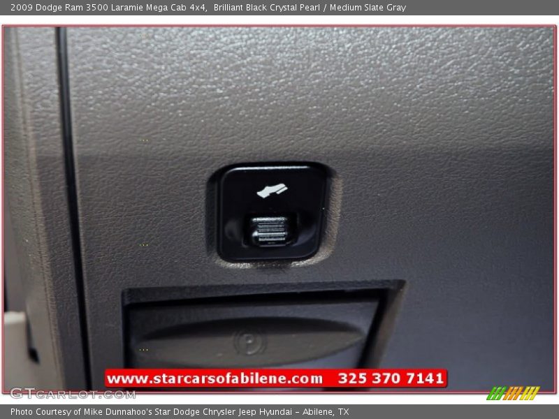 Brilliant Black Crystal Pearl / Medium Slate Gray 2009 Dodge Ram 3500 Laramie Mega Cab 4x4