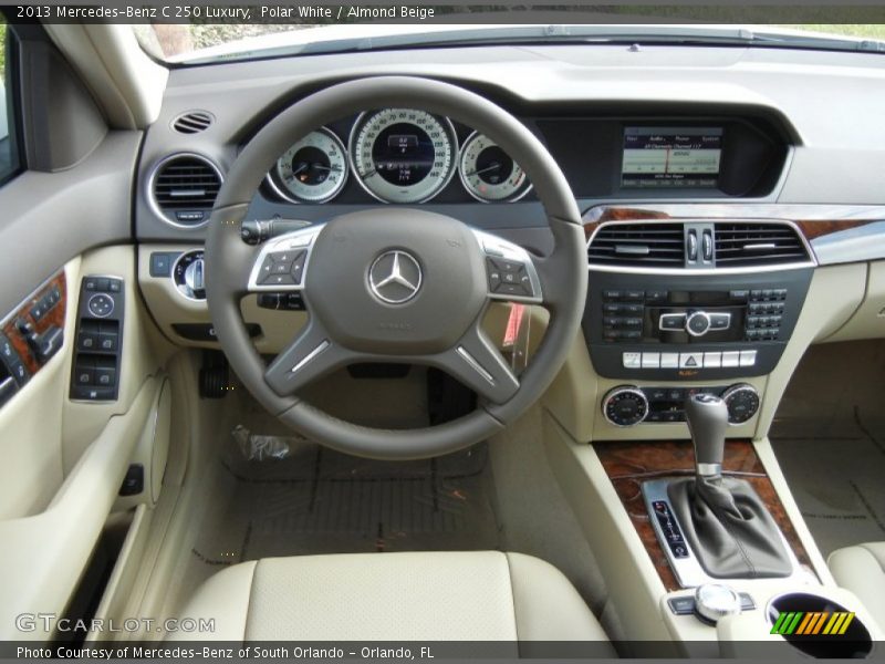 Dashboard of 2013 C 250 Luxury