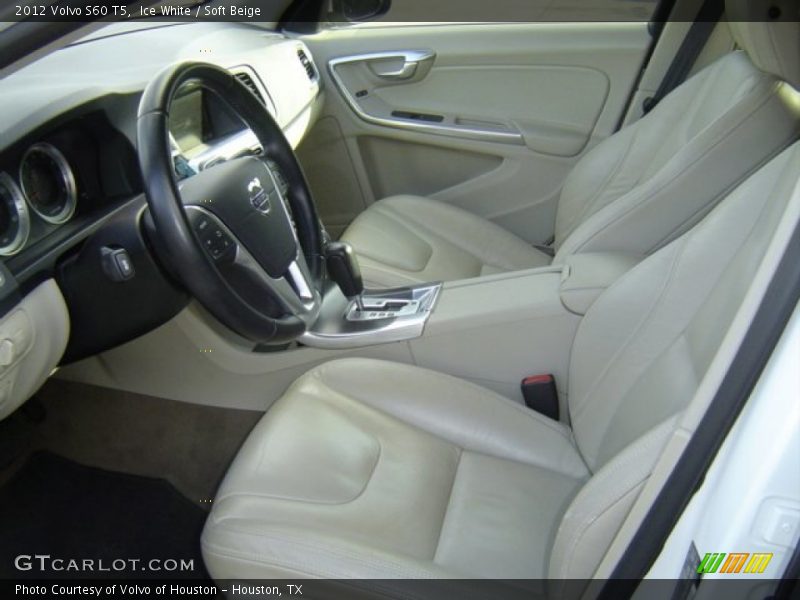 Ice White / Soft Beige 2012 Volvo S60 T5