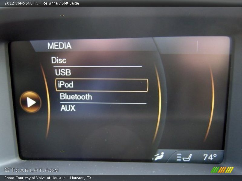 Ice White / Soft Beige 2012 Volvo S60 T5