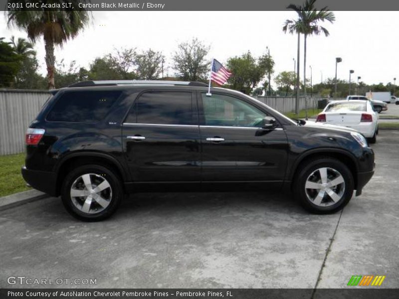Carbon Black Metallic / Ebony 2011 GMC Acadia SLT